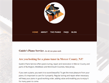 Tablet Screenshot of guidospianoservice.com